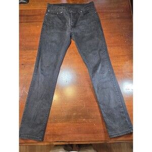 Levis 511 Slim Fit Jeans Mens 32x32 Black Faded Denim WaterLess Pants